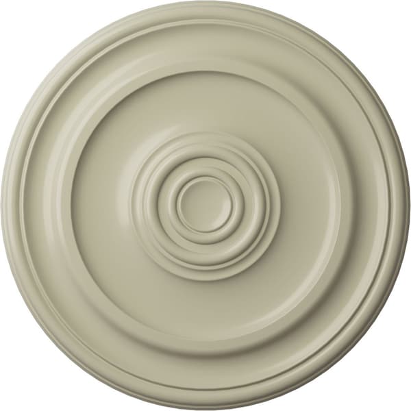 Ekena Millwork Kepler Traditional Ceiling Medallion (For Canopies up to 4 1/2"), 19 3/4"OD x 1 1/2"P, Clear Yellow CM20KPCYF - main